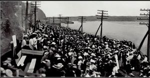 1907년 포킵시 레가타의 관중