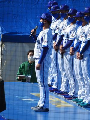 2020년 12월 6일 요코하마 스타디움(팬 감사제에서의 인사)