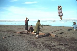 임시 시소는 곡예에 사용된다