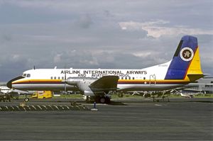 니노이 아키노 국제공항에서 에어 링크 인터내셔널 항공 NAMC YS-11