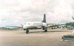 에어 카리비안의 YS-11 (피알코 국제공항)