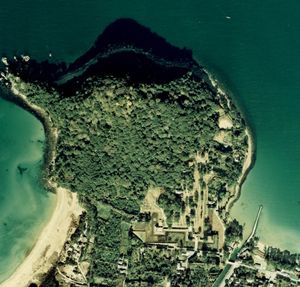 하기성의 항공사진, 1976년 촬영〈일본국토교통성〉