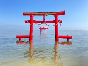 오오우오 신사의 해중 도리이