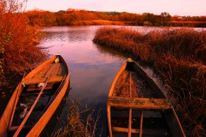 파테이라 드 페르멘텔루스에 있는 바테이라스 (작은 어선)