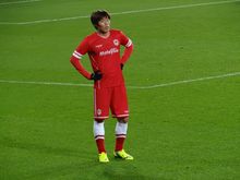 2014년 카디프 시티에서 뛰고 있는 김보경.