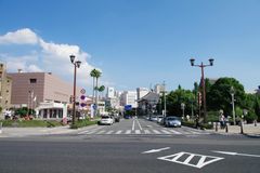 기점・사이고 다카모리 동상 앞 교차로(가고시마시)