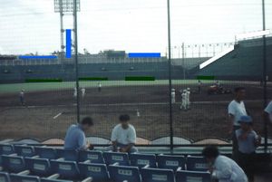 3루측 내야석에서 (1993년 촬영)