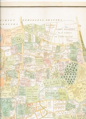 1619년 토트넘 지도