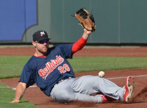 2013년 멤피스 레드버즈에서 뛰고 있는 로맥