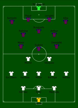 2018 수페르코파 데 에스파냐 경기 사진
