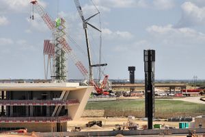 건설 중인 서킷 오브 디 아메리카스 전망대