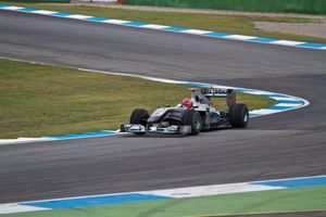 미하엘 슈마허는 자신의 홈 그랑프리에서 2점을 획득했다.