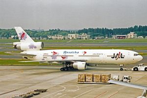 맥도넬 더글러스 DC-10-40 "리좃챠" 기 (말기, 일본항공과의 공통 도장)