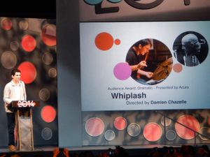 위플래쉬는 미국 극영화 부문 심사위원 대상과 관객상을 수상했다.