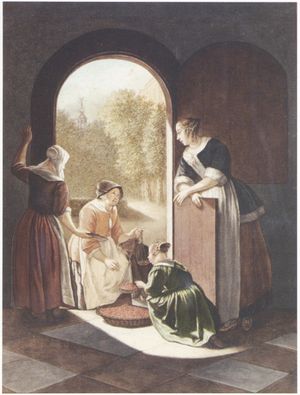 사라 트루스트 (18세기, 네덜란드)의 The Cherry Seller