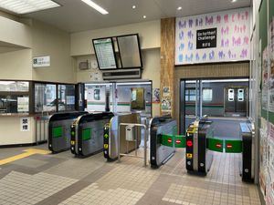 2022년 7월, 개찰구 모습