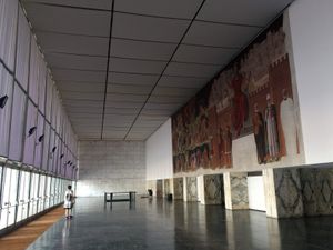 팔라초 데이 콩그레스의 입구 홀