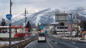 나가노현 기타아즈미군 하쿠바촌 신덴 (2021년 3월 촬영)