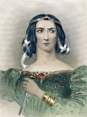 셰익스피어의 여주인공에 대한 1832년 안나 제임슨 부인의 분석인 여성의 특성에 나오는 레이디 맥베스 판화