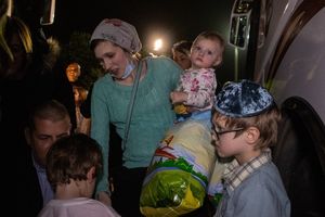 2022년 3월 6일, 이스라엘에 도착한 우크라이나 유대인 가족