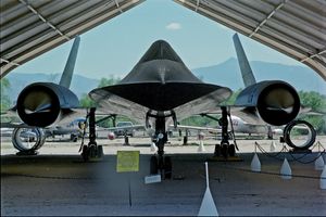 애리조나주 투손에 있는 피마 항공우주 박물관의 SR-71