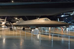 국립 미국 공군 박물관에 있는 SR-71A