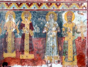 겔라티 수도원 프레스코, 다비드 4세, 16세기