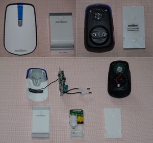 압전 버튼이 있는 무선 초인종