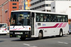 납치된 버스와 유사한 니시테츠 버스