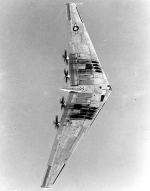 비행 중인 XB-35