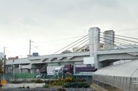 쇼가쿠지 신호장 - 히라노역 간의 엑스트라도즈드 교량