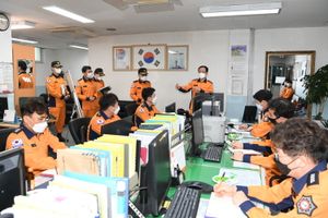 코로나19 확산 관련 소방청장 정문호 대구중부소방서 방문