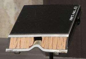 하워드 헤드(Howard Head)의 디자인 단면도 (약 1965년)