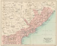 1909년의 마드라스 관구 (북부)