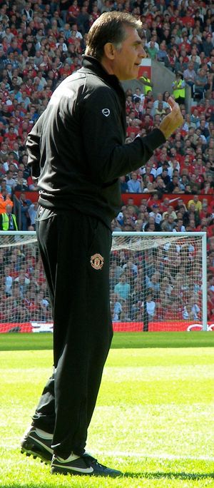 2007년 8월 12일, 맨체스터 유나이티드와 레딩의 경기 중 올드 트래포드에서 케이로스