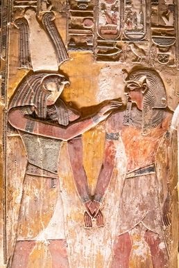 세티 1세 (KV17)의 무덤에서 발견된 세케르 그림