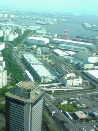 뉴트램 차량기지 (구 WTC 코스모타워・전망대에서)