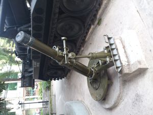 전쟁 유물 박물관에 전시된 M30 박격포