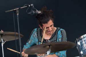 2018년 독일 뉘른베르크 록 임 파크에서 연주하는 대니 와그너 