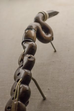 1820년 파팔리니의 뱀 모양 베이스 클라리넷