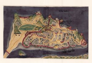 1635년 마카오 묘사