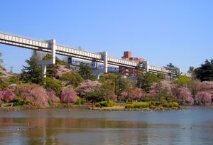 지바 공원에서 바라본 2호선