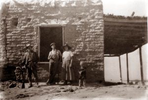 1860년 코로나의 Temescal Butterfield stage station