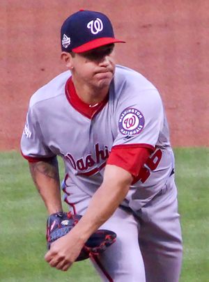 워싱턴 내셔널스 시절 (2018년 8월 13일)