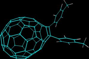 C60과 3,6-비스(4-메틸페닐)-3,6-다이하이드로-1,2,4,5-테트라진으로부터 합성된 C62 유도체 [C62(C6H4-4-Me)2