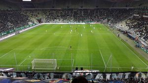 2017-18 엑스트라클라사에서 열린 레히아 그단스크와 아르카 그디니아 간의 제39회 트리시티 더비