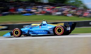 2022 쏜시오 그랑프리 앳 로드 아메리카 동안의 존슨