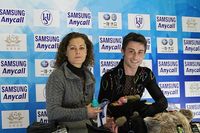 주베르와 코치 베로니크 기용(2010 중국 컵)