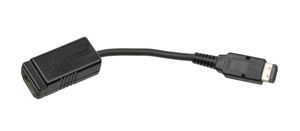 게임 링크 케이블 어댑터 (모델 MGB-004)로, 1세대 케이블 (모델 DMG-04)을 2세대 소켓에 연결할 수 있음