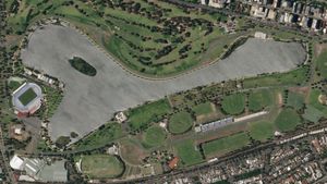 2017년 12월 일반인에게 공개된 멜버른 그랑프리 서킷의 구 레이아웃